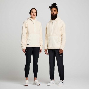 Beige Saucony Recovery Sherpa Women's Pullover | Philippines S04572-X92