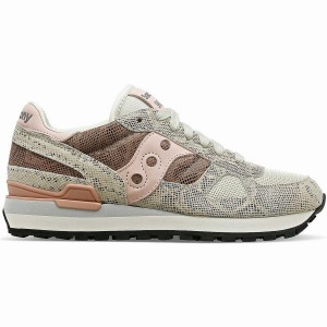 Beige Saucony Shadow Original Women's Sneakers | Philippines S94836-R42