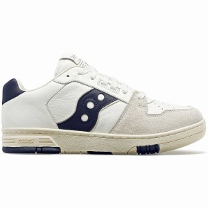 Beige / Blue Saucony Spot-Bilt™ Sonic Low Premium Men's Sneakers | Philippines S69201-E40