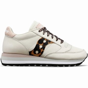 Beige / Leopard Saucony Jazz Triple Women's Sneakers | Philippines S32570-Y20