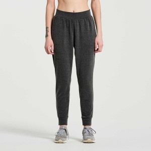 Black Saucony Boston Women's Pants | Philippines S87415-N78