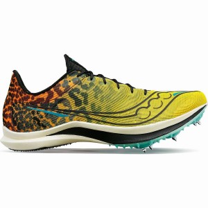 Black Saucony Endorphin Cheetah Men's Track Spikes | Philippines S95140-Y39