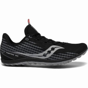 Black Saucony Havok XC 3 Spike Men's Track Spikes | Philippines S90873-Q70