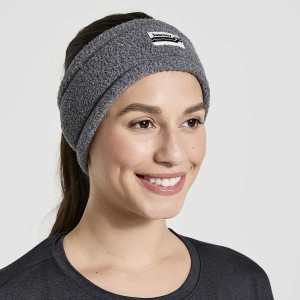 Black Saucony Rested Sherpa Women's Headband | Philippines S43206-Z27