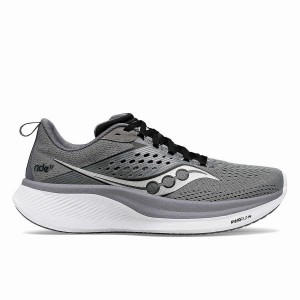 Black Saucony Ride 17 Men's Running Shoes | Philippines S03571-M36