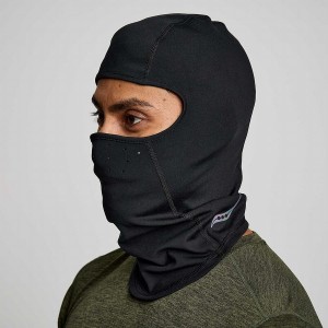 Black Saucony Solstice Balaclava Men's Headband | Philippines S78149-T86