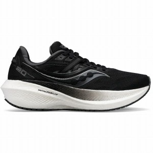 Black Saucony Triumph 20 Men's Running Shoes | Philippines S21856-K58