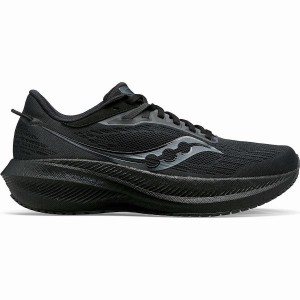 Black Saucony Triumph 21 Men's Running Shoes | Philippines S89761-M93