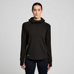 Black Saucony Triumph Tunic Women's Hoodie | Philippines S18640-U93