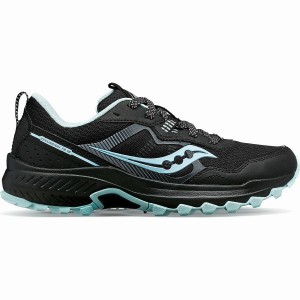 Black / Blue Saucony Excursion TR16 Women's Trail Running Shoes | Philippines S89752-S27