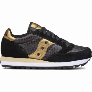 Black / Gold Saucony Jazz Original Women's Sneakers | Philippines S23197-V15