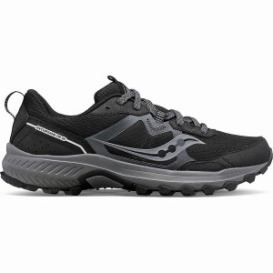 Black / Grey Saucony Excursion TR16 Men's Trail Running Shoes | Philippines S94067-M02