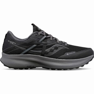 Black / Grey Saucony Ride 15 TR GTX Men's Trail Running Shoes | Philippines S74250-U13