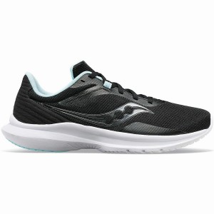 Black / Light Turquoise Saucony Convergence Women's Walking Shoes | Philippines S75291-L59