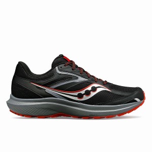 Black / Orange Saucony Cohesion TR17 Men's Running Shoes | Philippines S02138-H56