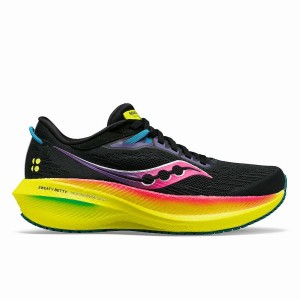 Black / Pink Saucony X Sweaty Betty Triumph 21 Women's Running Shoes | Philippines S50412-Q65