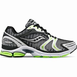 Black / Silver Saucony ProGrid Triumph 4 Women's Sneakers | Philippines S18475-T43