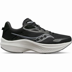 Black / White Saucony Axon 3 Men's Running Shoes | Philippines S54108-T71