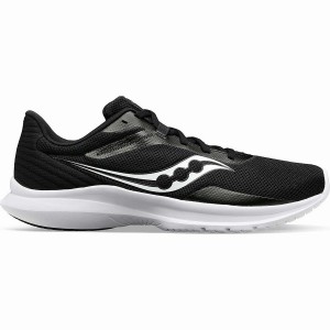 Black / White Saucony Convergence Men's Running Shoes | Philippines S89675-N73