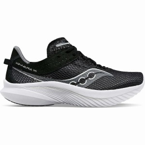 Black / White Saucony Kinvara 14 Men's Running Shoes | Philippines S50724-M70