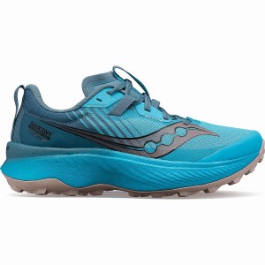 Blue Saucony Endorphin Edge Women's Running Shoes | Philippines S24960-J61