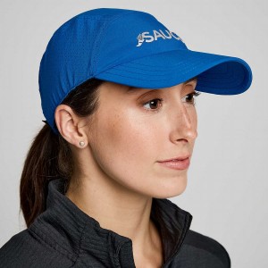 Blue Saucony Outpace Women's Hats | Philippines S71639-K08