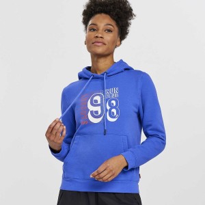 Blue Saucony Rested Women's Hoodie | Philippines S50316-Z80