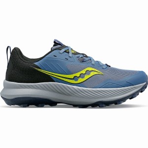 Blue / Black Saucony Blaze TR Men's Trail Running Shoes | Philippines S51047-B79