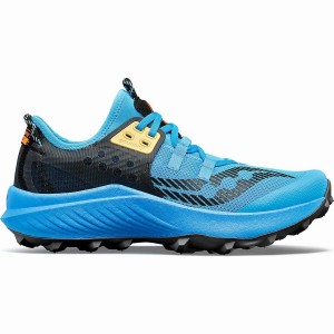 Blue / Black Saucony El Cruce Endorphin Rift Men's Running Shoes | Philippines S81720-Q63