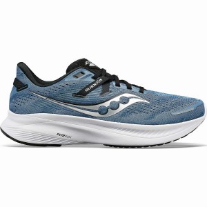 Blue / Black Saucony Guide 16 Men's Running Shoes | Philippines S63159-A83