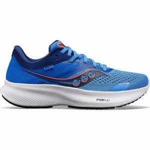 Blue / Black Saucony Ride 16 Women's Running Shoes | Philippines S78401-C92