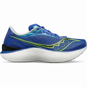 Blue / Green Saucony Endorphin Pro 3 Men's Running Shoes | Philippines S79612-T78