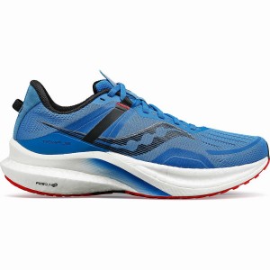 Blue / Red Saucony Tempus Men's Running Shoes | Philippines S48032-V48