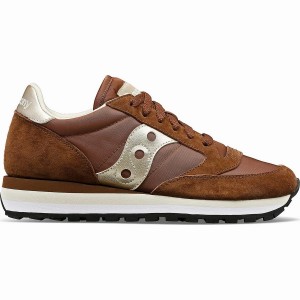 Brown Saucony Jazz Triple Women's Sneakers | Philippines S16859-P10