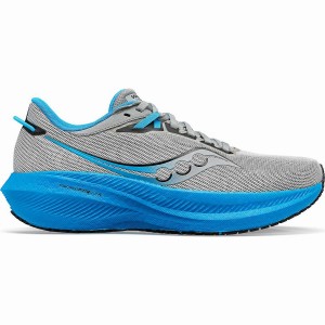 Bule Silver Saucony Triumph 21 Men's Running Shoes | Philippines S14590-F24