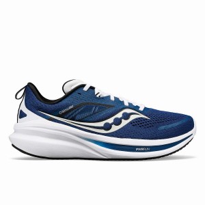 Bule / White Saucony Omni 22 Men's Running Shoes | Philippines S09215-A63