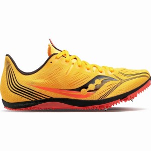 Gold / Red Saucony Endorphin 3 Spike Women's Track Spikes | Philippines S10483-W19