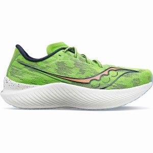 Green Saucony Endorphin Pro 3 Men's Running Shoes | Philippines S04261-R02