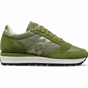 Green Saucony Jazz Triple Women's Sneakers | Philippines S76423-U37