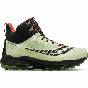 Green / Black Saucony Ultra Ridge GTX Men's Running Shoes | Philippines S45096-F92