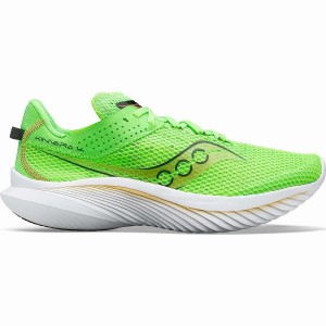 Green / Gold Saucony Kinvara 14 Men's Running Shoes | Philippines S51748-U51