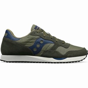 Green / Navy Saucony DXN Trainer Men's Sneakers | Philippines S92573-Q70