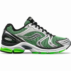 Green / Silver Saucony ProGrid Triumph 4 Women's Sneakers | Philippines S48961-R06