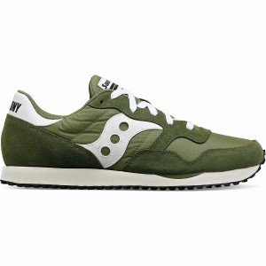 Green / White Saucony DXN Trainer Men's Sneakers | Philippines S93627-L96