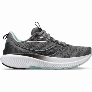 Grey Saucony Echelon 9 Wide Women's Running Shoes | Philippines S93614-C63