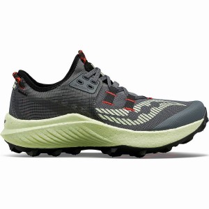 Grey Saucony Endorphin Rift Men's Running Shoes | Philippines S05327-D81