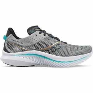 Grey Saucony Kinvara 14 Men's Running Shoes | Philippines S95407-V86