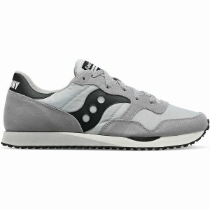 Grey / Black Saucony DXN Trainer Men's Sneakers | Philippines S58394-K09