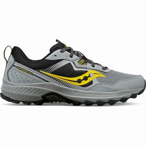 Grey / Black Saucony Excursion TR16 Men's Trail Running Shoes | Philippines S45902-V61