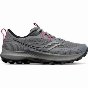 Grey / Black Saucony Peregrine 13 GTX Women's Trail Running Shoes | Philippines S53701-M10